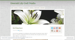 Desktop Screenshot of emeraldlilycraftstudio.com