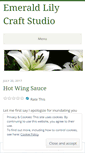 Mobile Screenshot of emeraldlilycraftstudio.com